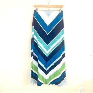 TOMMY BAHAMA 100% COTTON SLIMMING MAXI SKIRT